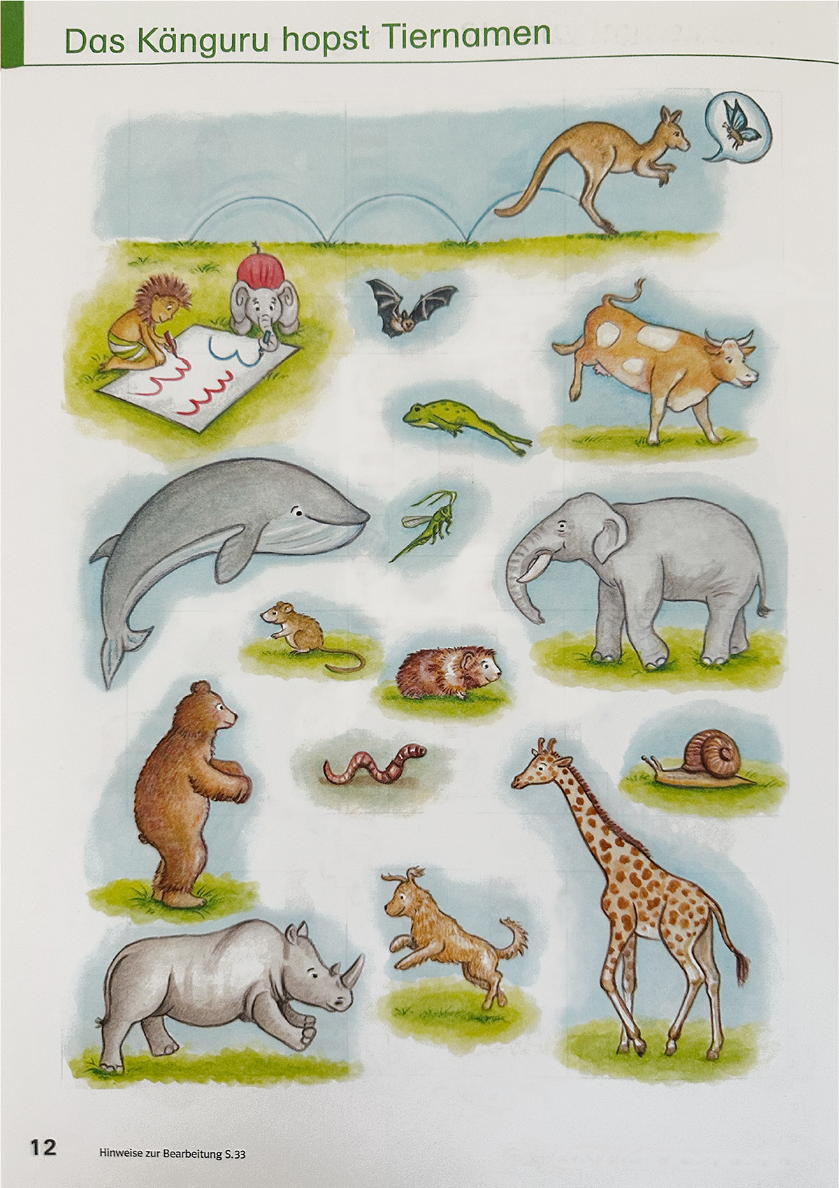 Schulbuch Auerfibel Beispielseite